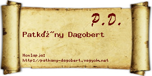 Patkány Dagobert névjegykártya